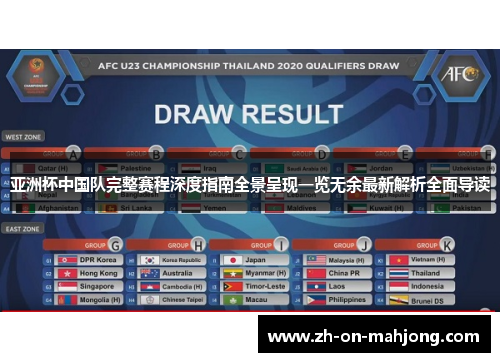 亚洲杯中国队完整赛程深度指南全景呈现一览无余最新解析全面导读 亚洲杯中国队完整赛程深度指南全景呈现一览无余最新解析全面导读